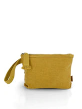 Load image into Gallery viewer, Trifine Natural Large Pouch - Mustard
