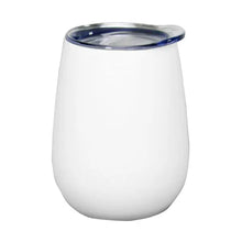Load image into Gallery viewer, Double Walled Wine Tumbler - Matt White
